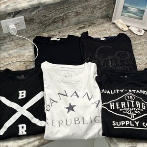 Banana Republic and Heritage Graphic Tees